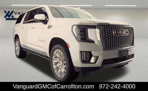 White Frost Tricoat 2023 GMC Yukon XL Denali
