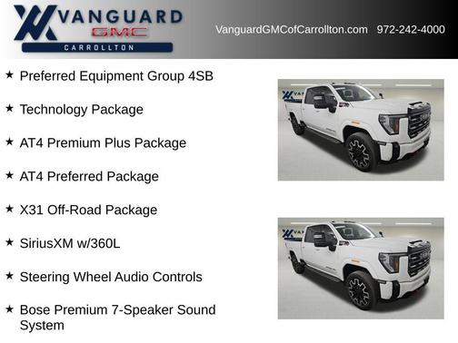 Summit White 2024 GMC Sierra 2500 AT4