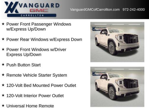 White Frost Tricoat 2025 GMC Sierra 1500 Denali Ultimate