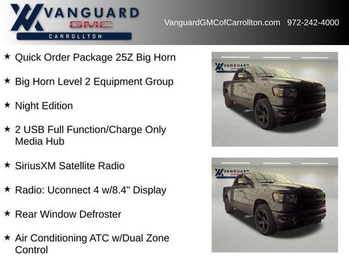 Granite Crystal Metallic Clearcoat 2020 RAM 1500 Big Horn/Lone Star