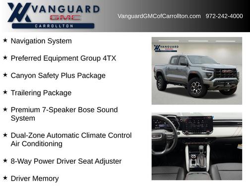 Sterling Metallic 2026 GMC Canyon AT4X