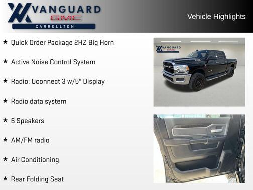 2019 RAM 2500 Big Horn Crew Cab 4x4 6'4' Box