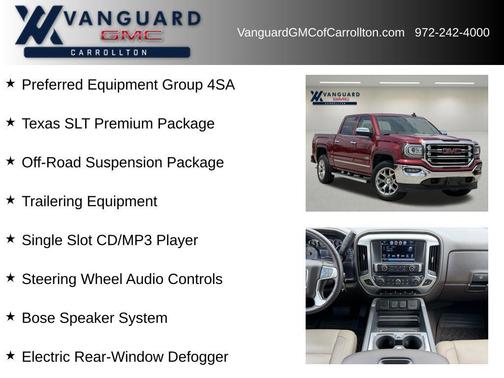 Red Quartz Tintcoat 2018 GMC Sierra 1500 SLT