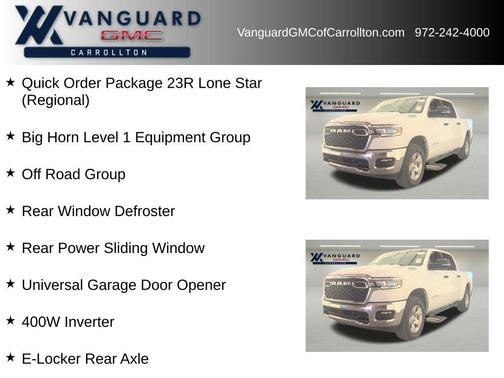 2025 RAM 1500 Big Horn/Lone Star