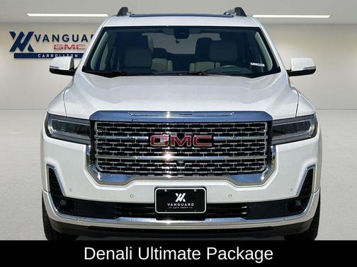 White Frost Tricoat 2023 GMC Acadia Denali