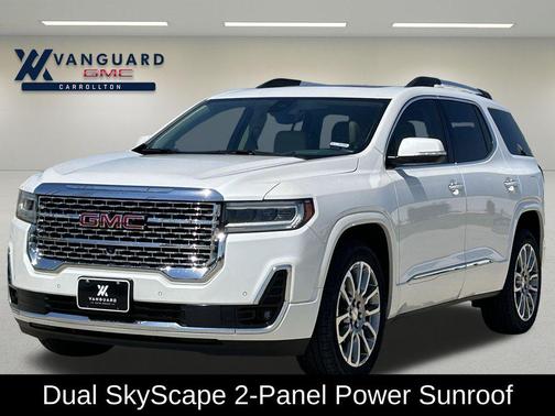 White Frost Tricoat 2023 GMC Acadia Denali