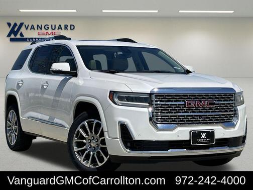 White Frost Tricoat 2023 GMC Acadia Denali