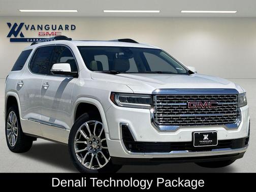 White Frost Tricoat 2023 GMC Acadia Denali
