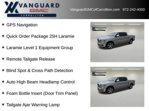 Billet Silver Metallic Clearcoat 2020 RAM 1500 Laramie
