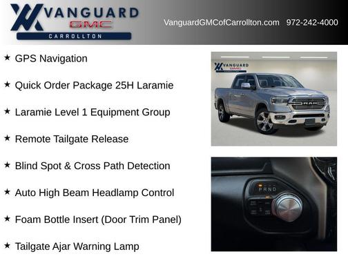 Billet Silver Metallic Clearcoat 2020 RAM 1500 Laramie