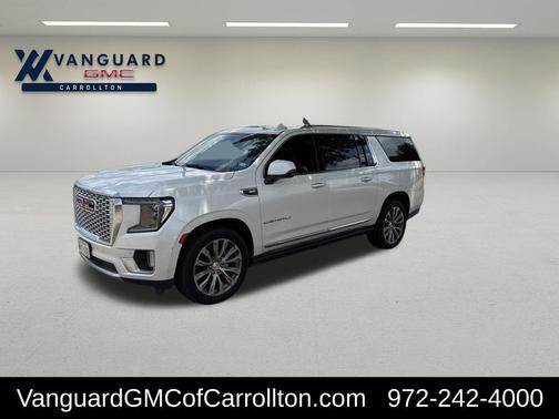 White Frost Tricoat 2021 GMC Yukon XL Denali