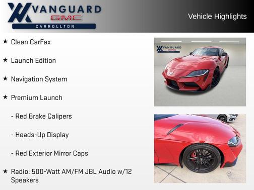 2020 Toyota Supra 3.0 Premium Launch Edition