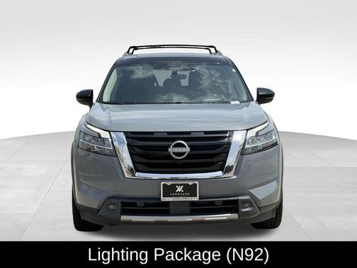 Solid Gray/Super Black 2023 Nissan Pathfinder Platinum 4WD