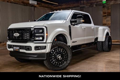 Star White Metallic Tri-Coat 2025 Ford F-450 Platinum