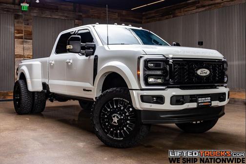 Star White Metallic Tri-Coat 2025 Ford F-450 Platinum
