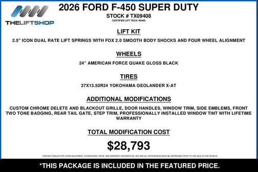 Marsh Gray 2026 Ford F-450 King Ranch