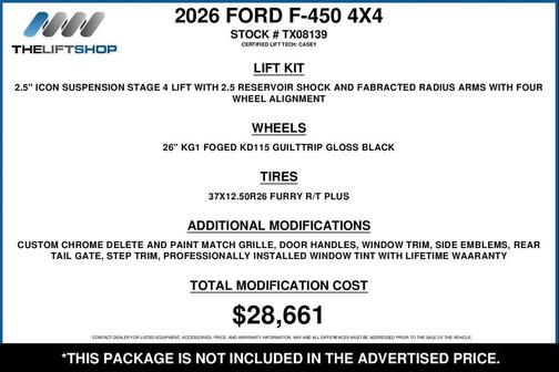 2026 Ford F-450 Platinum