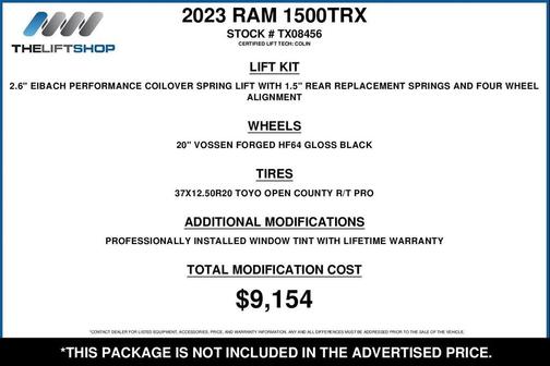 2023 RAM 1500 TRX