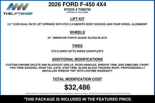 Carbonized Gray Metallic 2026 Ford F-450 Platinum