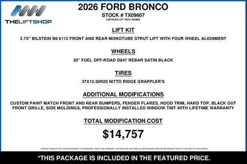 Marsh Gray 2026 Ford Bronco Outer Banks
