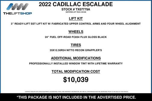 2022 Cadillac Escalade Luxury