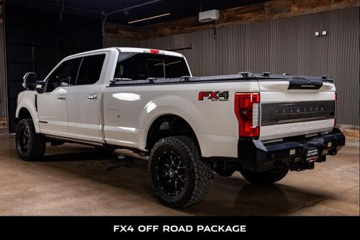 White Platinum Clearcoat Metallic 2018 Ford F-350 Limited