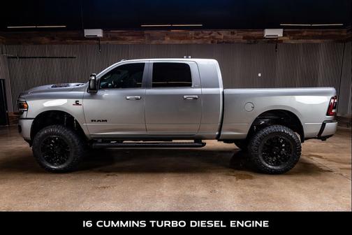 Billet Silver Metallic Clearcoat 2024 RAM 2500 Laramie Crew Cab 4x4 6'4' Box