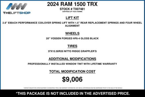 2024 RAM 1500 TRX