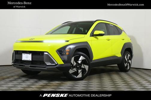 Yellow 2024 Hyundai KONA Limited