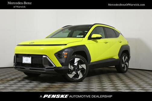 Yellow 2024 Hyundai KONA Limited