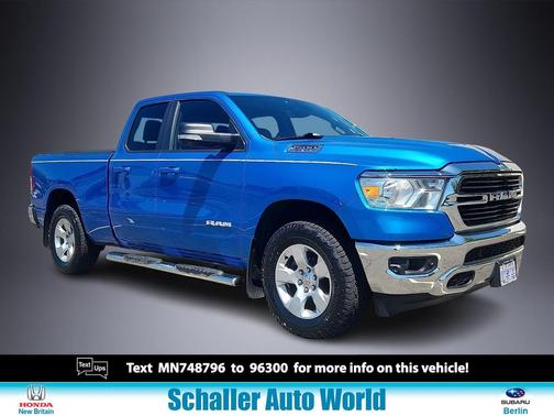 Hydro Blue Pearlcoat 2021 RAM 1500 Big Horn/Lone Star