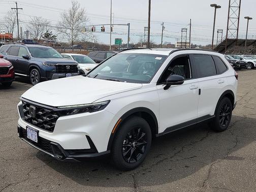 Platinum White Pearl 2026 Honda CR-V Hybrid Sport AWD