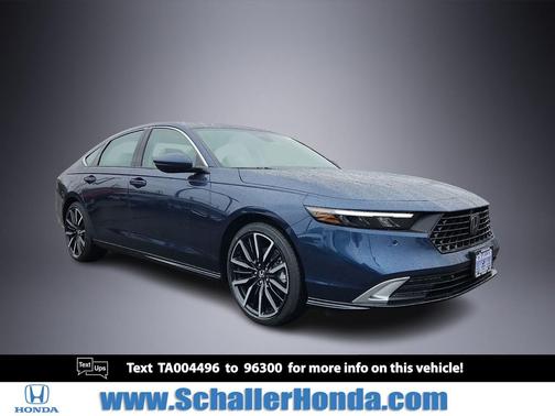 Canyon River Blue Metallic 2026 Honda Accord Hybrid Touring