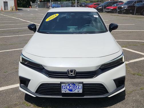 Platinum White Pearl 2024 Honda Civic Sport