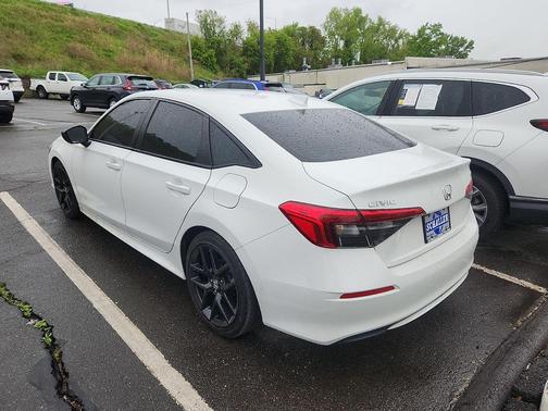 Platinum White Pearl 2024 Honda Civic Sport