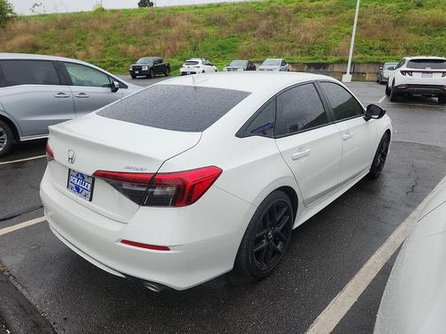 Platinum White Pearl 2024 Honda Civic Sport