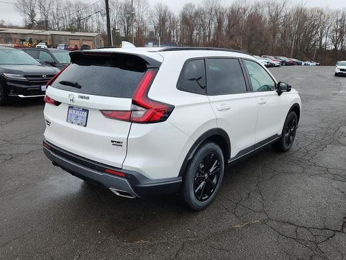 Platinum White Pearl 2026 Honda CR-V Hybrid Sport Touring AWD