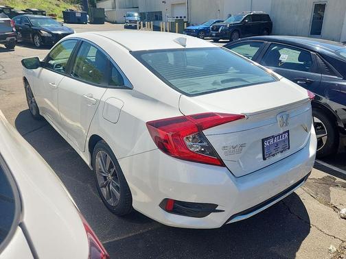 Platinum White Pearl 2019 Honda Civic EX