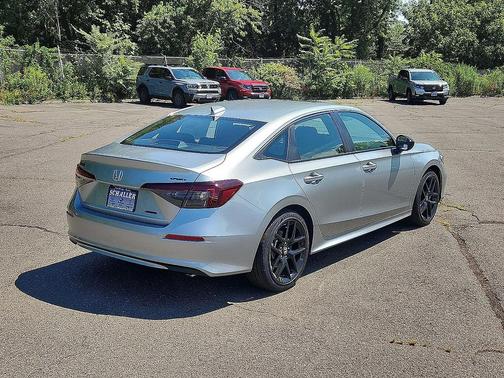 Solar Silver Metallic 2026 Honda Civic Hybrid Sport