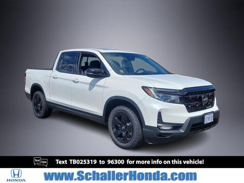 Platinum White Pearl 2026 Honda Ridgeline Black