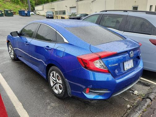 Aegean Blue Metallic 2018 Honda Civic LX