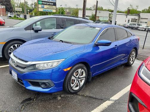 Aegean Blue Metallic 2018 Honda Civic LX