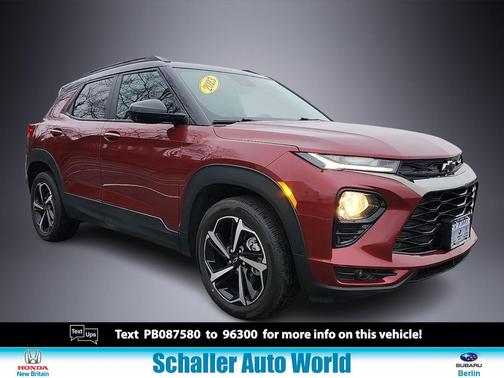 Crimson Metallic 2023 Chevrolet Trailblazer RS