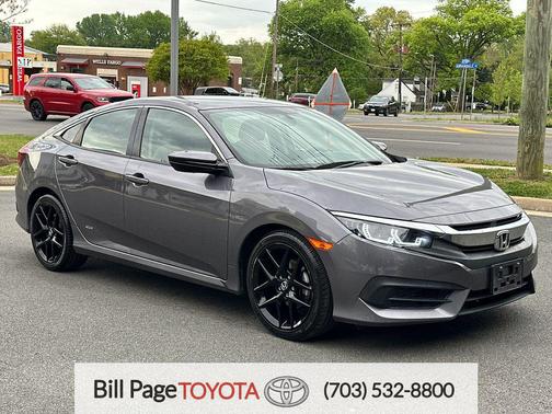 Modern Steel Metallic 2016 Honda Civic LX