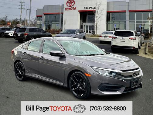 Modern Steel Metallic 2016 Honda Civic LX