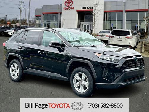 Midnight Black Metallic 2020 Toyota RAV4 Hybrid LE