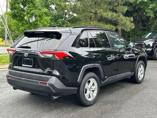 Midnight Black Metallic 2020 Toyota RAV4 Hybrid LE