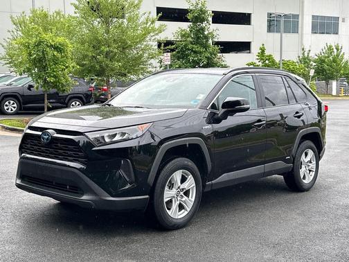 Midnight Black Metallic 2020 Toyota RAV4 Hybrid LE