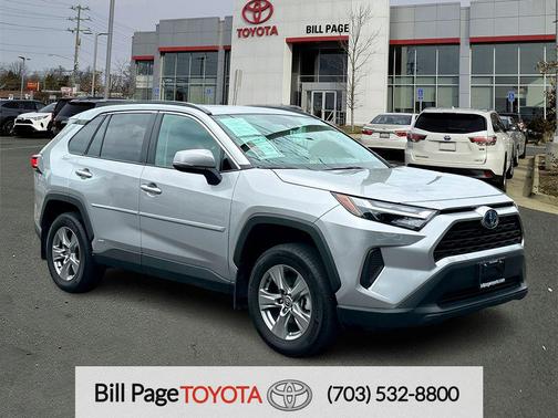 Silver Sky Metallic 2023 Toyota RAV4 Hybrid XLE