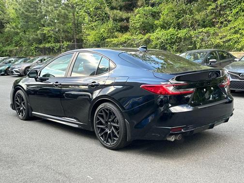 Midnight Black Metallic 2025 Toyota Camry XSE